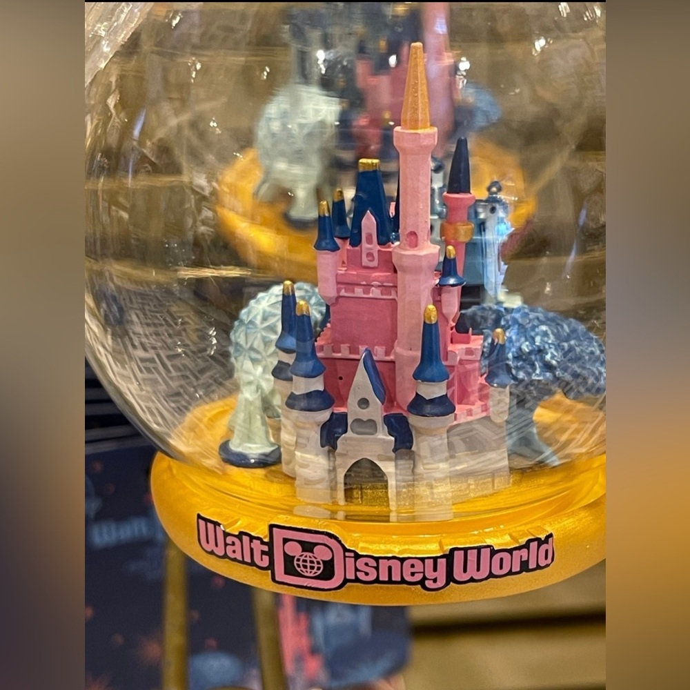 Disney Mickey Ears Glass Ornament 4 WDW PARKS